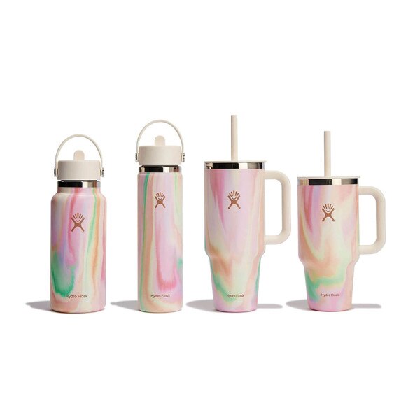 Hydro Flask® Flex Straw Cap 24 oz. Water Bottle (Sugar Crush) (was $49.95)